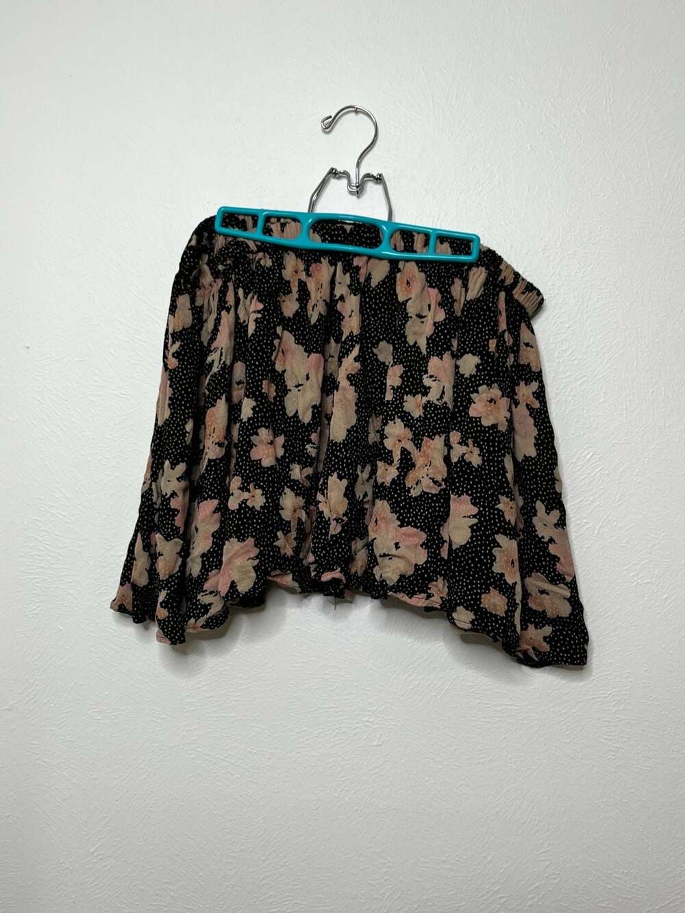 Kimchi Blue Floral Print Ruffled Shorts